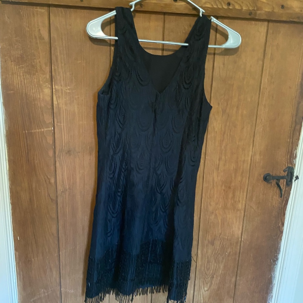 Lilly Pulitzer Murray flapper beaded dress onyx black - Picture 3 of 6